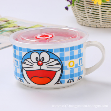 Wholesale fresh-keeping cartoon style ceramic bowls